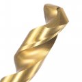 Uxcell 7 5mm Drill Bits High Speed Steel Straight Shank 109mm Length Twist Bit Fully Ground Titanium Coated