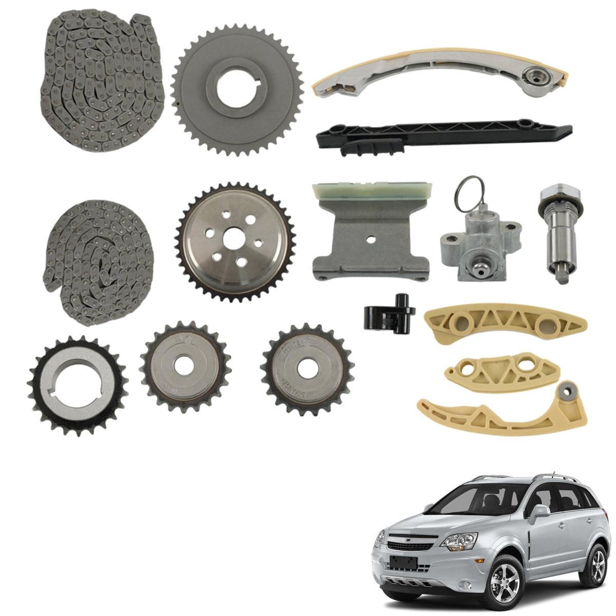 Timing Chain Kit Replacement For 2008-2015 Lacrosse Regal Verano Cobalt Captiva G5 G6 9-0753s C6209s 9-4201s