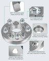 Aintier 1 5x120 Wheel Spacers Hub Centric Lug 14x1 5 64 1mm Compatible With For Mdx 2007-2022 Set Of 2