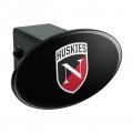 Northeastern University Secondary Logo Oval Tow Hitch Cover Trailer Plug Insert 2