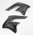 Ufo Ka03767-001 Replacement Plastic For Kawasaki Shroudrad Kxf250 Black 