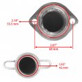 Caltric Muffler Pipe With Gasket Compatible Yamaha 1xd-e4611-01-00 1xd-e4611-00-00