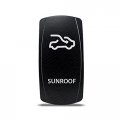 Ch4x4 Rocker Switch Sunroof Symbol -red Led