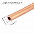 Uxcell Refrigeration Tubing 9 64 Od X 7 Id 8 Ft Soft Coil Copper