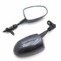 Smt-mini Racing Mirror Compatible With Kawasaki Ninja 500 Zzr600 636 Zx6rr Zx750 Zx7r Zx9r Carbon B075vmf9xc