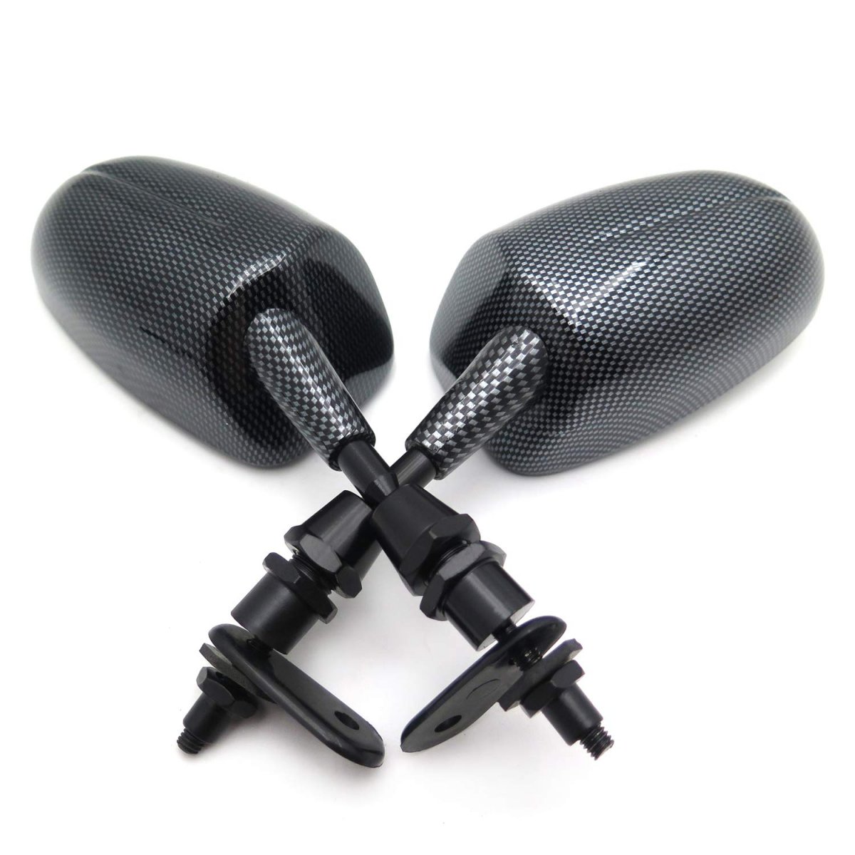 Smt-mini Racing Mirror For Kawasaki Ninja 500 Zzr600 636 Zx6rr Zx750 Zx7r Zx9r Carbon B075vmf9xc