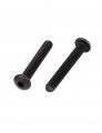 Uxcell 4-40 X 3 4 Unc Alloy Steel Hex Socket Button Head Screws Black 20pcs