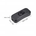 Uxcell Inline Cord Switch Ac 250v 2a 500w Dpst On Off Rocker Table Lamp Desk Light Black