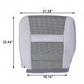Secosautoparts Driver Passenger Bottom Top Lean Back Replacement Cloth Seat Cover Fit For Dodge Ram 1500 2500 3500 4500 5500