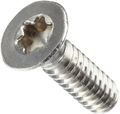 Stainless Steel Machine Screw Plain Finish Flat Head Star Drive 1 8 Length 2-56 Threads Pack Of 100 