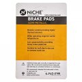 Niche Brake Pad Set For Suzuki Boulevard 59102-33880 59302-33870 69100-10850 Front Rear Semi-metallic