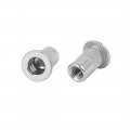 Uxcella M3 X 0 5mm Knurled Open Ended Blind Rivet Nut Insert Nutsert 50pcs