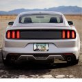 Ipick Image For Ford Mustang Red-white-blue Stripe Black Real Carbon Fiber License Plate Frame