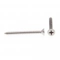 Prime-line Sheet Metal Screw Self-tapping Flat Head Phillips 10 X 2 In Grade 18-8 Stainless Steel Pack Of 100