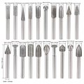 Uxcell Diamond Burrs Bits Sets Grinding Drill Kits Carving Rotary Tool For Glass Stone Ceramic 150 Grit 1 4 Shank 6mm 8mm 10mm