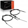 A-premium Rear Driver And Passenger Side Parking Brake Cable Assembly Compatible With Mitsubishi Models Lancer 2004 2005 2006