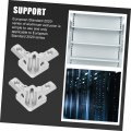 Gleavi 10 Sets Connecting Seat Cast Aluminum Zinc Alloy Showcase