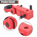 2 Red Tow Hitch Receiver Shackle With 5 8 Screw Pin And 3 4 D-ring 45000 Lbs Break Strength Replacement For Truck Suv Off-road