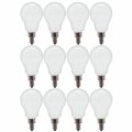 Ge Led Light Bulbs 60 Watt Soft White A15 Ceiling Fan Frosted Small Base 2 Pack 