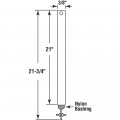 Prime-line Fm 2120 21 In X 3 8 Spiral Non-tilt Balance Red Tip Single Pack