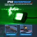 Mictuning Q1 Rgbw Led Rock Lights Pure Color 4 Pods Underglow Neon Multicolor Lighting With Wiring Switch Kit Bluetooth