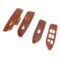 Window Switch Bezel Cover 4pcs Panel Set Front Rear Left Right For J100 1998-2007 Hand Drive Sturdy Abs Material Easy