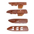 Window Switch Bezel Cover 4pcs Panel Set Front Rear Left Right For J100 1998-2007 Hand Drive Sturdy Abs Material Easy