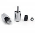 Httmt Mt220-014- Motorcycle Hand Bar Ends Compatible With Kawasaki Ninja Zx10r Zx-10r 10r 2006 2007 Chrome
