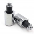 Httmt Mt220-014- Motorcycle Hand Bar Ends Compatible With Kawasaki Ninja Zx10r Zx-10r 10r 2006 2007 Chrome