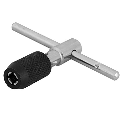 T-handle Tap Wrench Chuck 1 8 -1 4 Capacity Adjustable Hand Tool