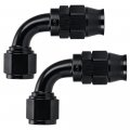 Ptnhz 2pcs 10an 90 Degree Ptfe E85 Hose Fitting End Only For Nylon Stainless Steel Braided Oil Fuel Line Reusable Adaptor 