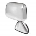 Ocpty Black Left Side Mirror Fit For 1987-1988 Toyota Pickup Metallic Finish Glass Manual Fold Non-heated