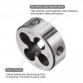 Uxcell Round Threading Dies Metric M10 X 1 5 Thread Right Hand High Speed Steel Hss Screw Cutting Die Repair Tool
