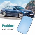 Acropix Driver Left Side Heated Mirror Glass Replacement Fit For Bmw 328ci With Backing Plate Blue Tinted