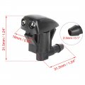 X Autohaux 2pcs Cl5644 Windshield Washer Nozzle Jet Spray Double Hole For Toyota Sienna Solara Corolla Tundra 2000-2011