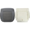 Front Driver Side Bottom Replacement Seat Cover For Jeep Wrangler 2008 2009 2010 2011 2012 Sahara Rubicon Gray Microfiber 