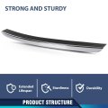 Rear Bumper Step Pad Face Bar Trim Molding For Jeep Compass Patriot 2011-2017 Fit Model With Chrome Without Black Spear