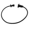 7-way 7-pin Trailer Extension Cord-4ft 7 Blade Plug Double Prongs Connector