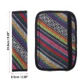 2pcs Universal Seat Belt Shoulder Pad Linen Car Safety Strap Covers Neck Mat For Comfortable Driving Multicolor