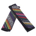 2pcs Universal Seat Belt Shoulder Pad Linen Car Safety Strap Covers Neck Mat For Comfortable Driving Multicolor