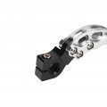 Aramox Kick Start Pedaler Start Lever Kickstart High Strength Aluminum Alloy Universal Accessory For Motorcycle Scooter Silver