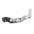 Aramox Kick Start Pedaler Start Lever Kickstart High Strength Aluminum Alloy Universal Accessory For Motorcycle Scooter Silver
