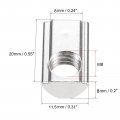 Uxcell M8 T Slot Nuts Roll In Spring T-nut With Ball Carbon Steel For 3030 Series Aluminum Extrusion Profile Rail 8mm 15pcs
