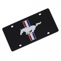 Eurosport Daytona Laser Tag License Plate For Ford Mustang Black 
