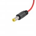 Uxcell 10pcs 5 5mm X 2 1mm Male Dc Wire Power Pigtails Adapter Jack Socket Cables For Cctv Security Camera
