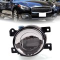 Right Front Bumper Fog Light Assembly For 2016 2017 Infiniti Q50 Qx50 Qx60 And 2015 Qx80 Halogen Driving Lamp Clear Lens Inside