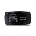 Ch4x4 Rocker Switch Jeep Wrangler Jk Bumper Lights Symbol Horizontal White Led
