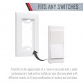 Taymac A1000w Allure Nonmetallic Wallplate Frame With 1-gang White
