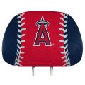 Rico Industries Inc Los Angeles Angels Head Rest Covers Pair Of Premium Printed Full Color Auto Elastic Baseball 