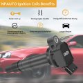Ignition Coil Pack Set Of 4 Fit For V6 0 2 7 Toyota Tacoma Camry Tundra 4runner Scion Xb Lexus Is F 2005 2006 2007 2008 2009